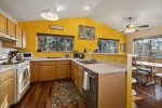 Light, bright open and social fully equipped kitchen